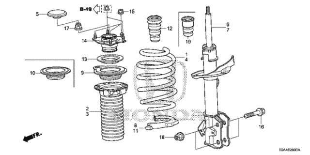 Front Shock Absorber for 2016 Honda CR-V #0
