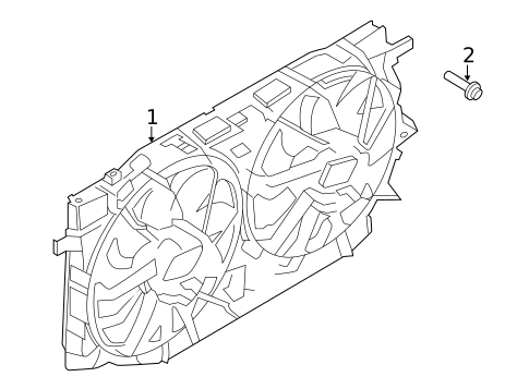 Cooling Fan, Clutch & Motor for 2023 Ford Bronco #0