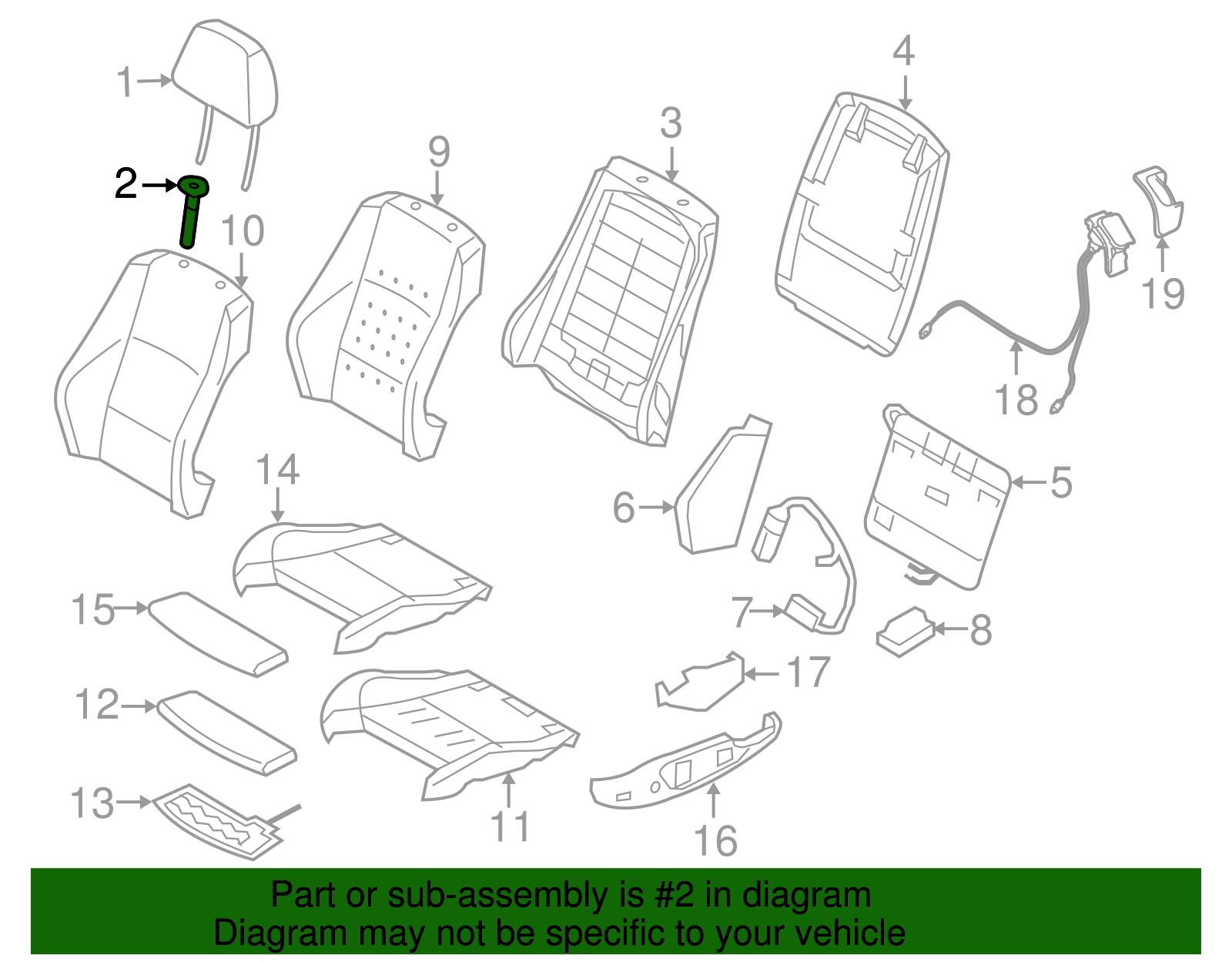 Seat Belt Cover - BMW (52-10-7-127-701)