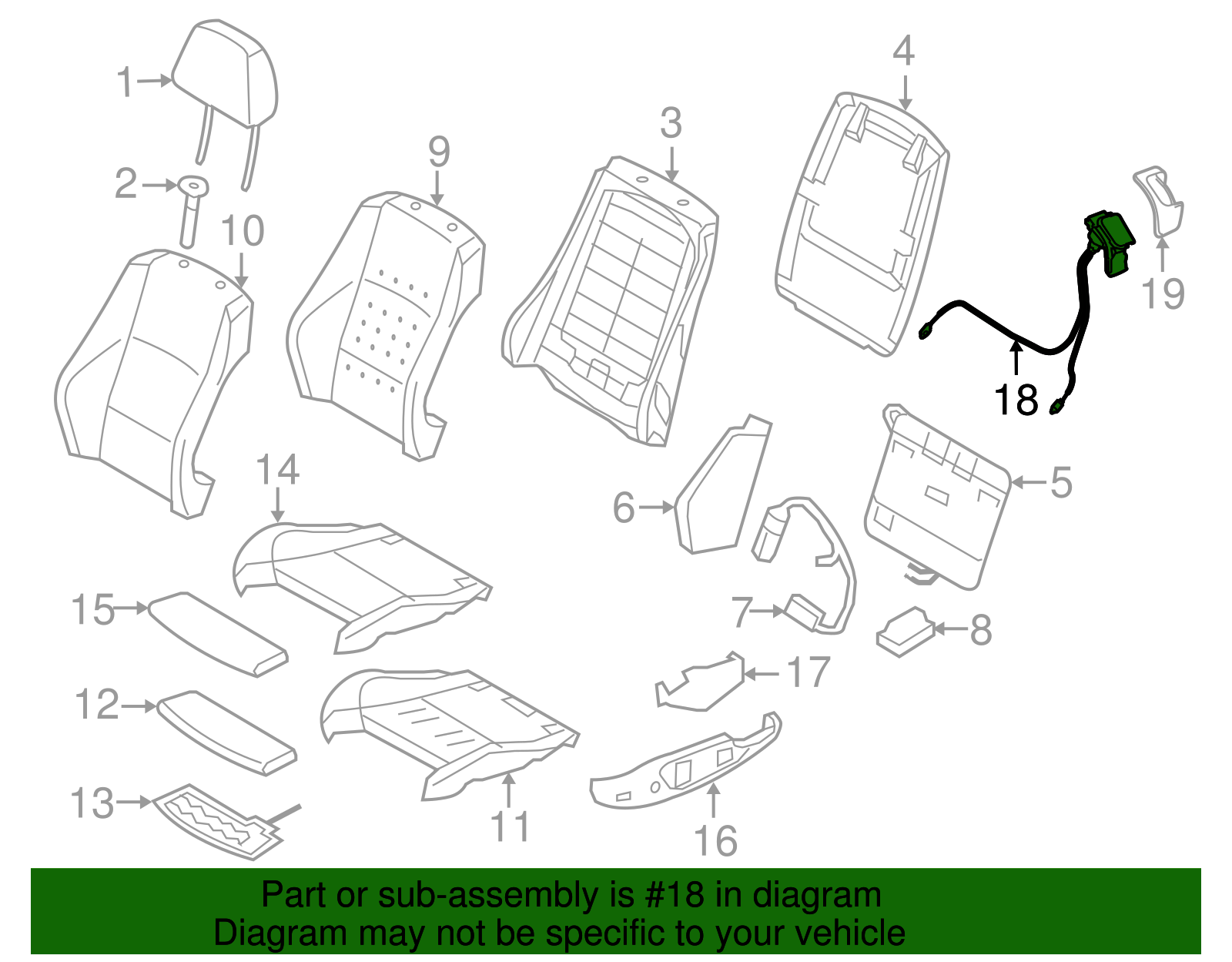 Release Handle - BMW (52-10-6-979-355)