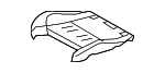 52107118419 - Body: Seat Cushion Pad for BMW: 1 Series M, 128i, 135i, 135is, 328i, 328i xDrive, 328xi, 335i, 335i xDrive, 335is, 335xi, M3 Image