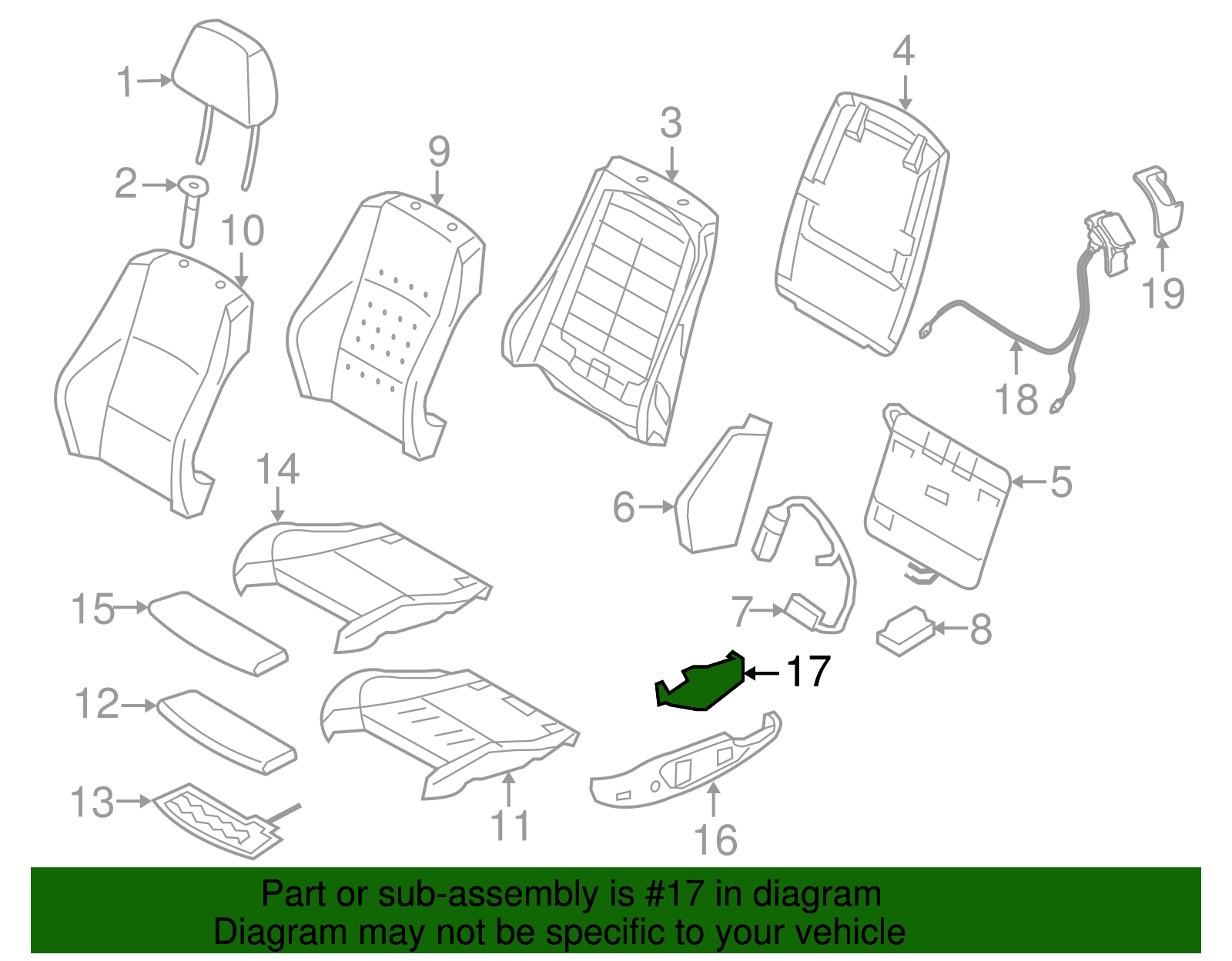 Seat Belt Guide - BMW (52-10-6-979-637)