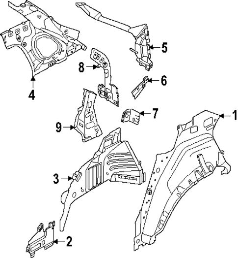 Inner Structure for 2025 Nissan Kicks #0