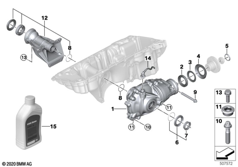 Final Drive (Front Axle) for 2022 BMW 430iX #0