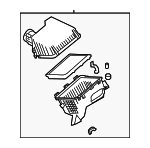 16500EZ31B - : Air Cleaner Assembly for Nissan Image