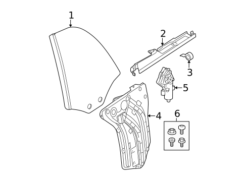 Glass & Hardware for 2005 Mini Cooper #0