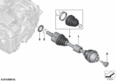 Drive Shaft for 2020 Mini Cooper S #2