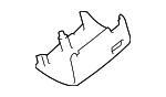 4W1Z3530AAE - Steering: Lower Column Cover for Lincoln: Town Car Image