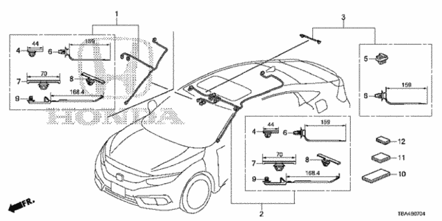Wire Harness (5) for 2016 Honda Civic #0