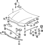 60100SW5000ZZ - : Hood for Acura Image