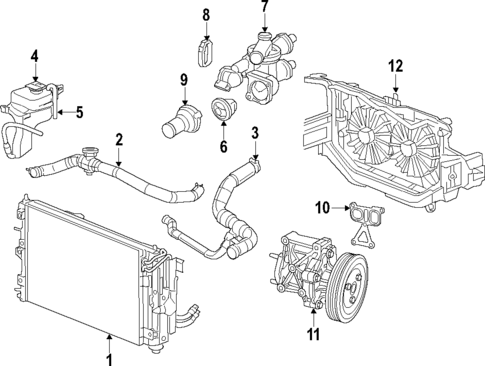 Water Pump for 2014 Jeep Patriot #1