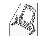 7E5Z5461018A - Body: Seat Back Frame for Ford: Fusion | Mercury: Milan Image