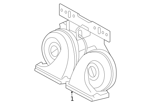 Horn for 2013 Land Rover LR4 #0