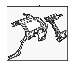 C2S30918 - Body: Inner Panel Assembly for Jaguar: X-Type Image