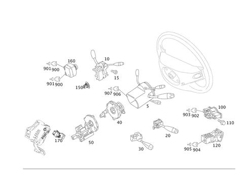 Switch for 2002 Mercedes-Benz S500 #0