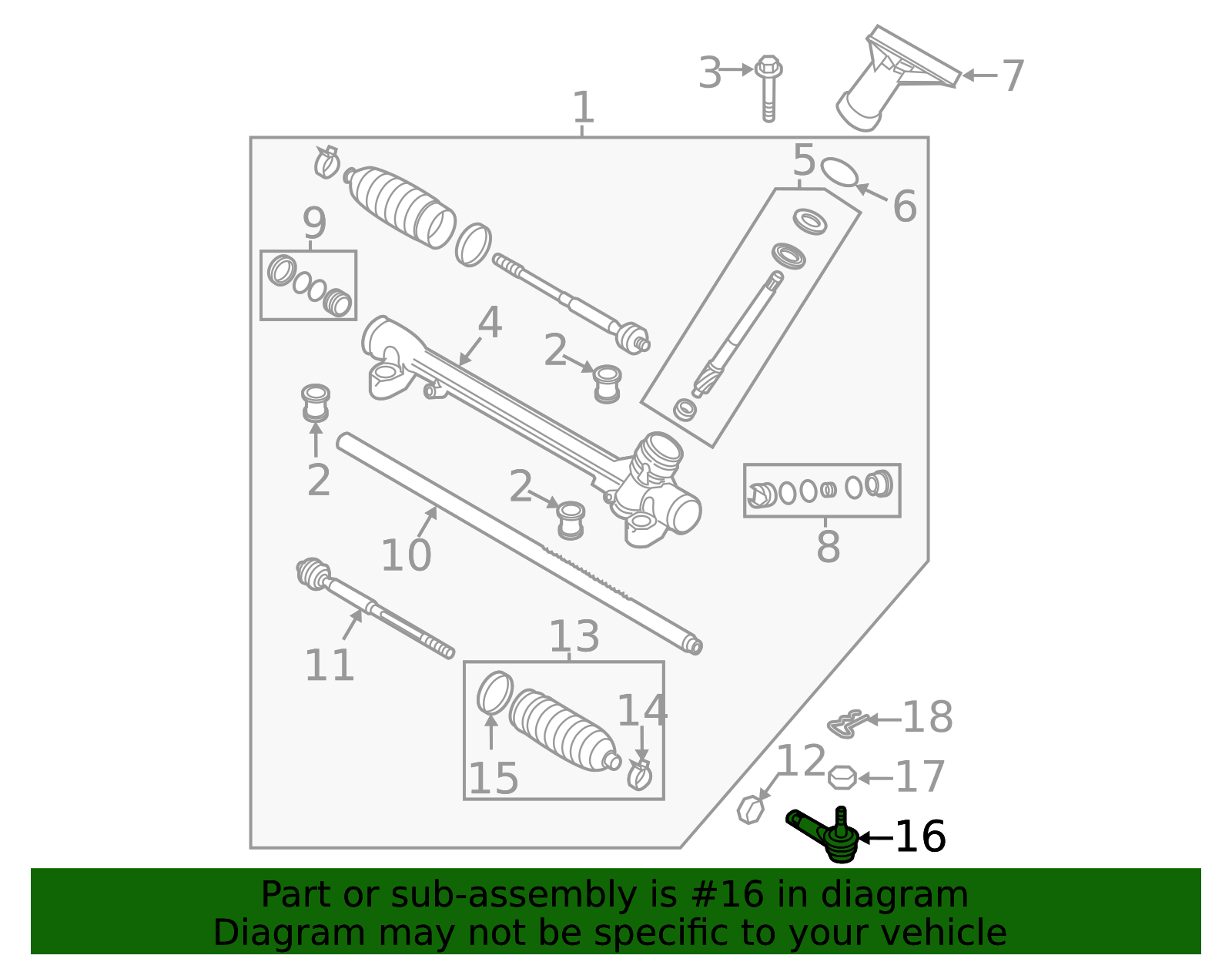 KD31-32-280 - Outer Tie Rod - 2013-2016 Mazda CX-5 | Mazda Parts