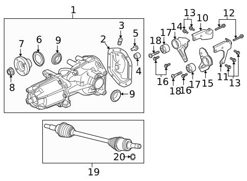 Axle Components for 2011 Lincoln MKX #0