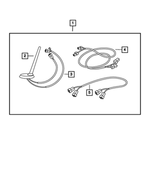 56040837AD - Mopar Accessories - Component Parts: Satellite Radio Cable for Mopar Image