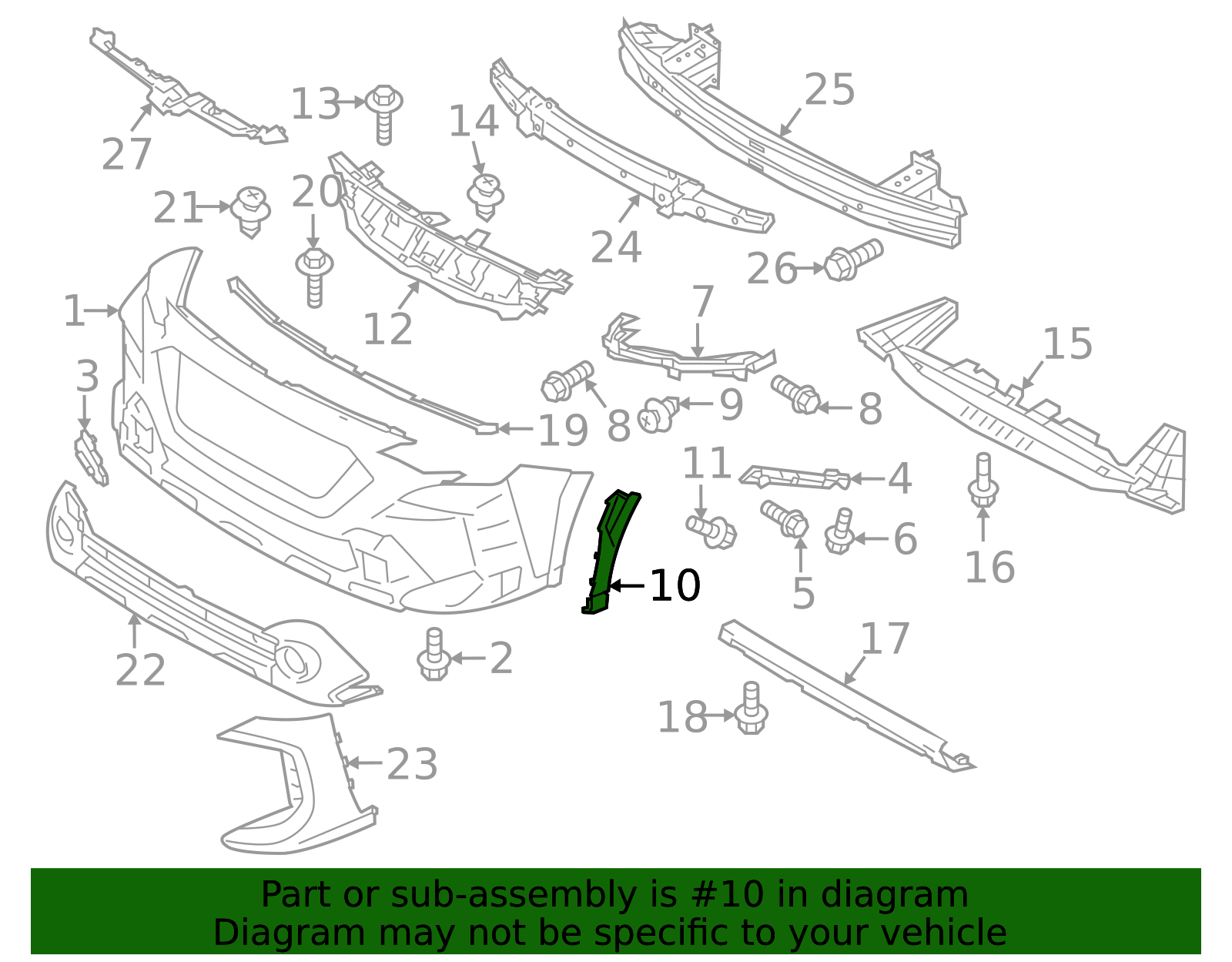 1111出品 2023-2025 Subaru Outback Side Trim 57756AN07A | Subaru Online Parts