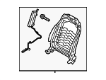 88410GG100 - Body: Seat Back Frame for Kia Image