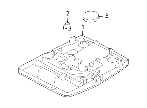 Overhead Console for 2013 Jaguar XF #0