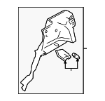 85730K4150TRY - Body: Lower Quarter Trim for Hyundai: Kona Electric Image