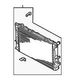 4D0121251R - Cooling System: Radiator for Audi: A8 Quattro, S8 Image