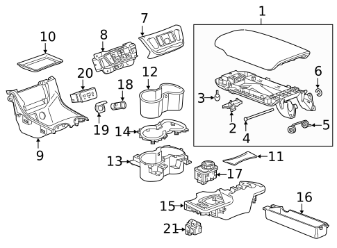 Gear Shift Control for 2019 GMC Terrain #0