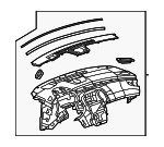 9060866 - : Jet Black Instrument Panel for Buick: LaCrosse Image