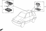 938930401208 - Electrical/Exhaust/Heater/Fuel: SCREW-WASHER (4X12) for Honda Image