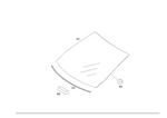 2466705400 - : Windshield for Mercedes-Benz Image