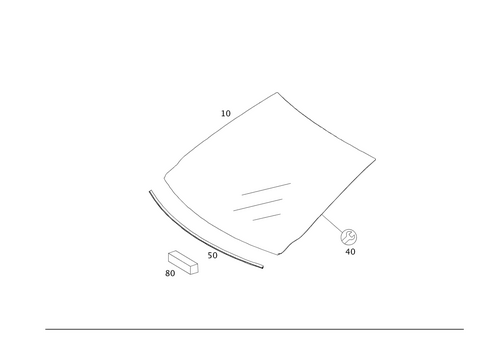 Windshield for 2016 Mercedes-Benz B250e #0