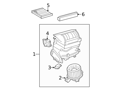 Blower Motor & Fan for 2013 Toyota Corolla #1