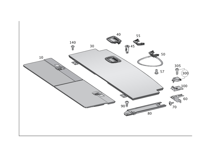 3307 - Trim and Lining: Hexalobular Screw for Mercedes-Benz Image image