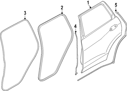 Door & Components for 2024 BMW XM #0