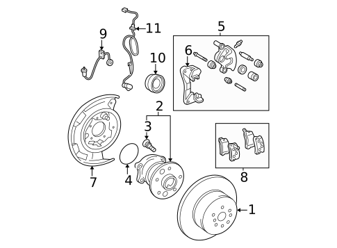 Anti-Lock Brakes for 2003 Toyota Camry #1
