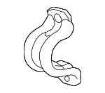 68209833AB - Suspension: Stabilizer Bar Bracket for Ram: 2500, 3500 Image