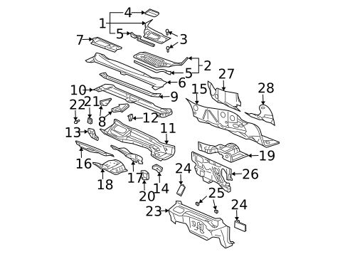 Cowl for 2000 Cadillac DeVille #0