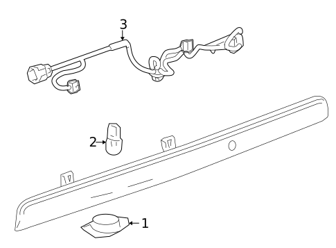 License Lamps for 2004 GMC Envoy XUV #0