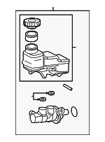 4720102860 - Body: Master Cylinder Assembly for Toyota: Corolla Image