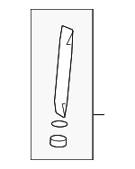 XR828836 - : Drier Dessicant Bag for Jaguar: S-Type, XF, XFR, XFR-S, XK, XKR, XKR-S Image