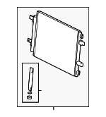XR856373 - : Condenser for Jaguar Image