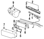 12365396 - Electrical: Wiper Motor for Cadillac: Escalade | Chevrolet: Blazer, C1500, C2500, C3500, C3500HD, K1500 Pickup, K2500 Pickup, K3500 Pickup, Suburban C1500, Suburban C2500, Suburban K1500, Suburban K2500, Tahoe | GMC: C1500 Pickup, C2500 Pickup, C3500 Pickup, C3500HD, K1500 Pickup, K2500 Pickup, K3500 Pickup, Suburban C1500, Suburban C2500, Suburban K1500, Suburban K2500, Yukon Image