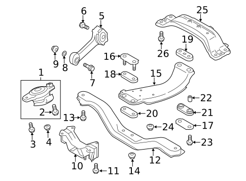 Engine & Trans Mounting for 2021 Subaru WRX #0