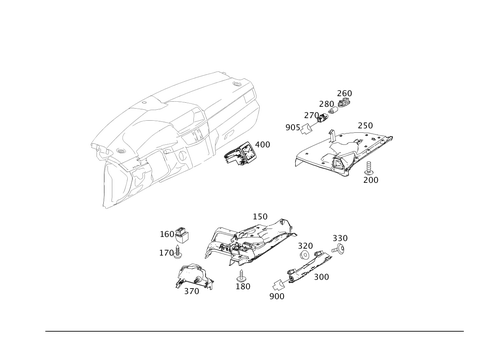 Instrument Panel Detachable Parts for 2014 Mercedes-Benz E400 #0