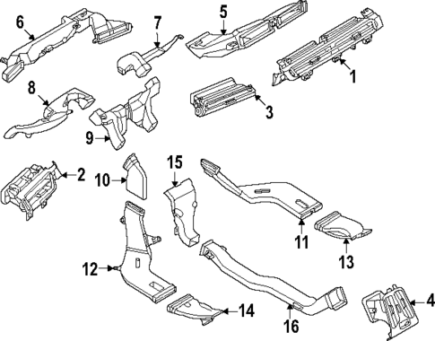 Ducts for 2025 BMW X1 #0