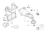 22112282153 - : Supporting Bracket Left for BMW Image