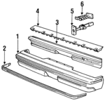 5216312 - Body: Bumper Cover for Dodge: Charger, Omni Image