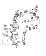 68534905AA - : Clean Air Duct for Mopar Image