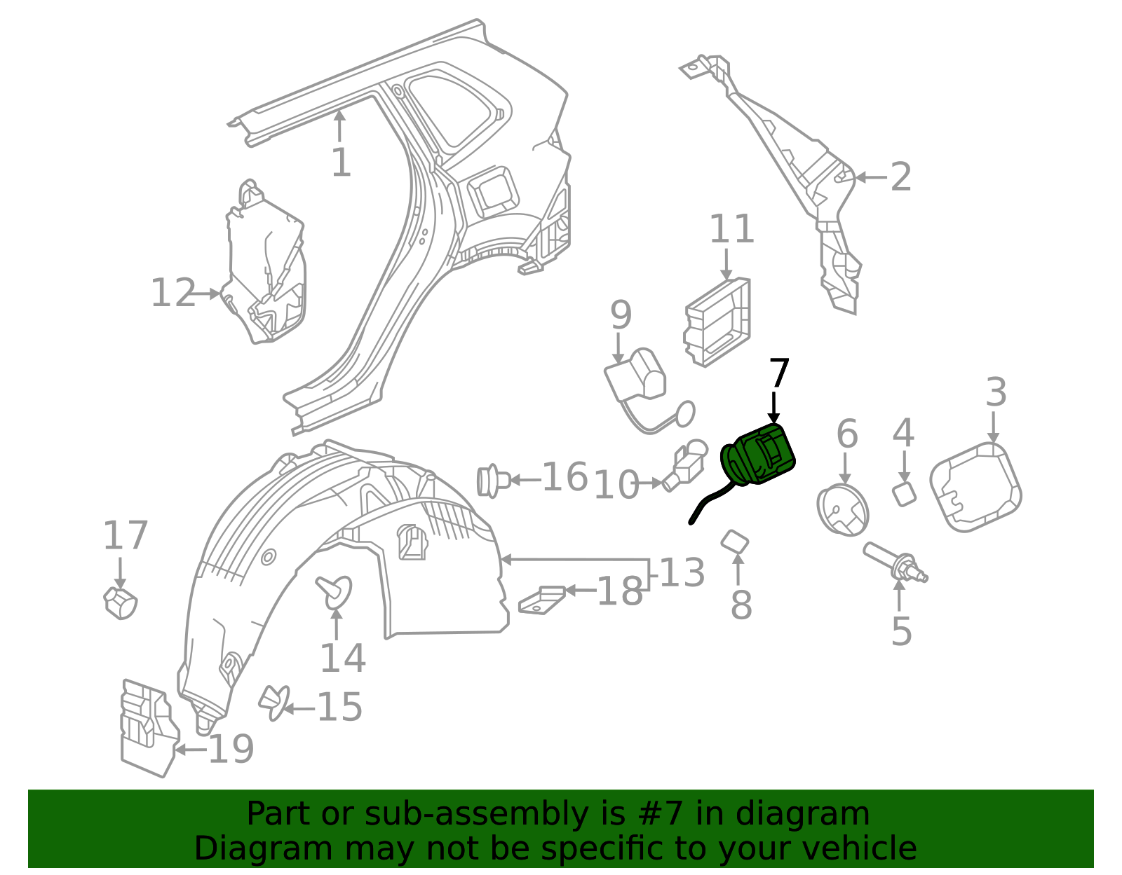 74480-3A0-A00 - Fuel Filler Housing Honda Parts HQ